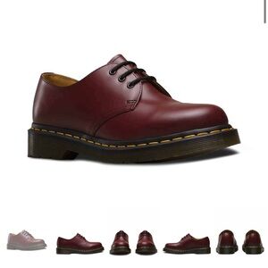 Dr. Martens 1461 Cherry Red Smooth 3-Eye Shoe